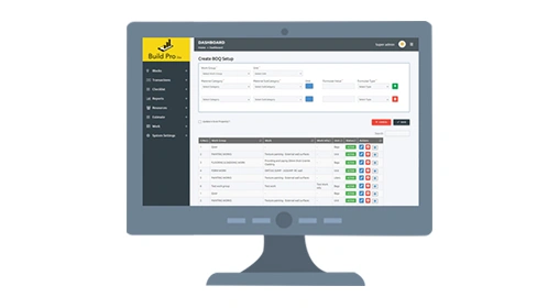 Bill of Quantity (BoQ)